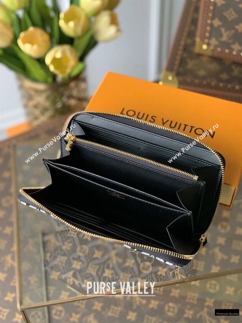 Louis Vuitton Since 1854 Zippy Wallet M69994 Black 2021 (kiki-21020213)