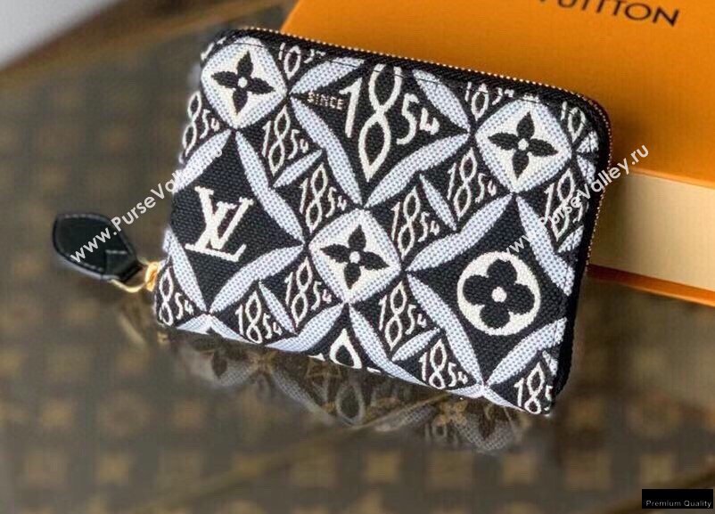 Louis Vuitton Since 1854 Zippy Coin Purse M69997 Black 2021 (kiki-21020215)