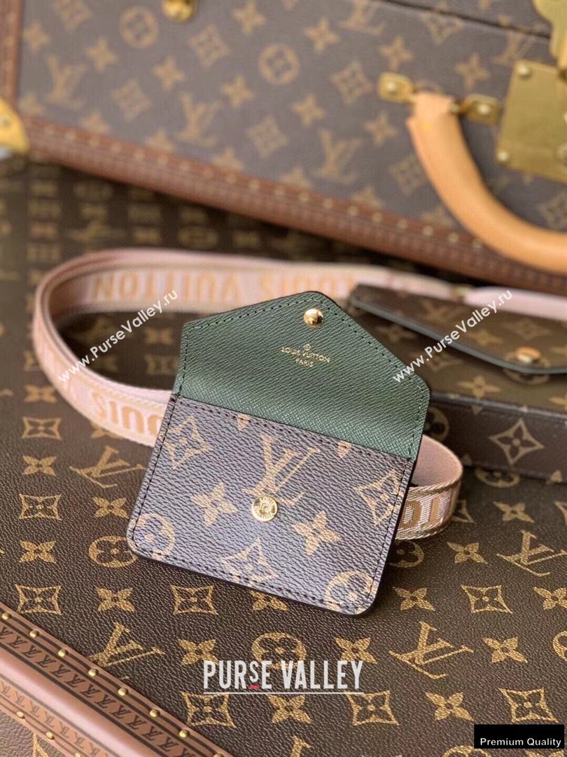 Louis Vuitton Monogram Canvas Félicie Strap & Go Bag M80091 Pink 2021 (kiki-21020230)