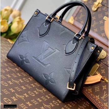 Louis Vuitton Onthego PM Bag Grained Leather Black 2021 (kiki-21020117)