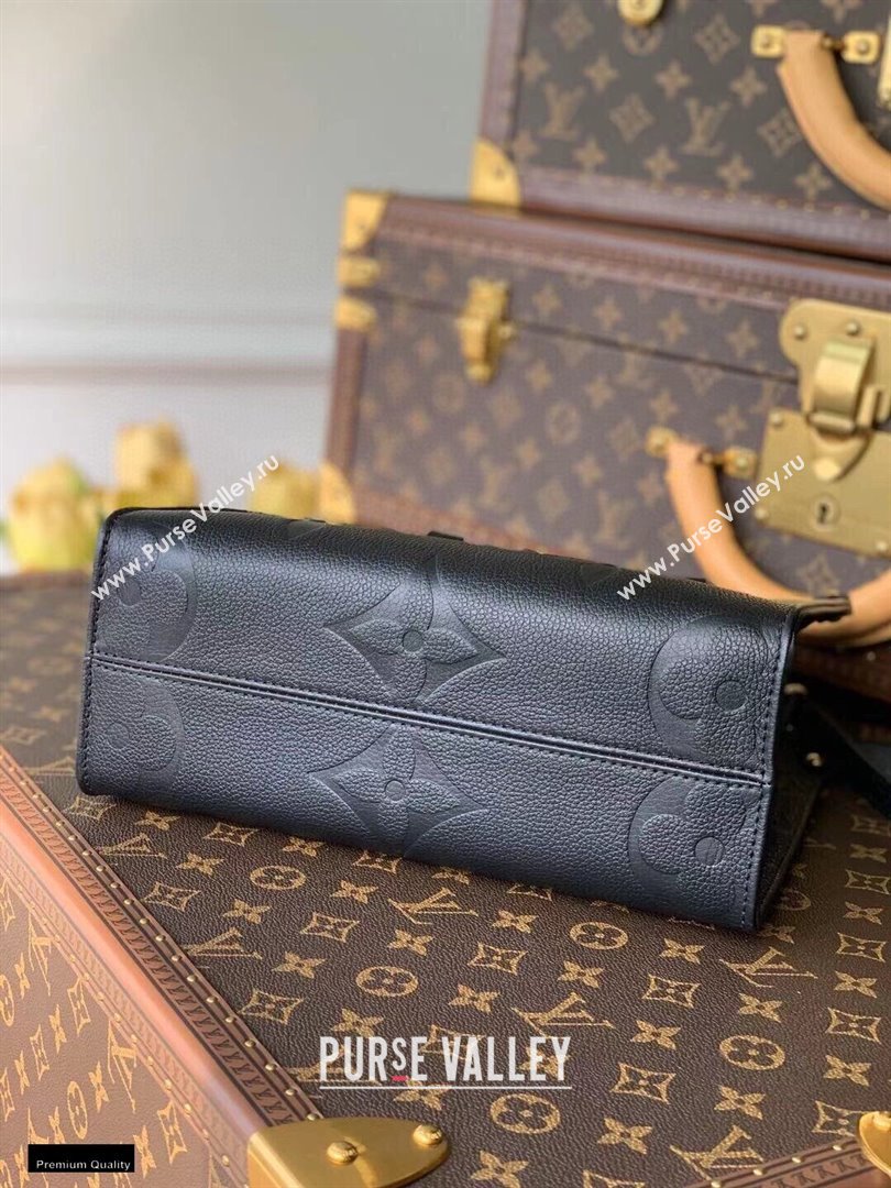 Louis Vuitton Onthego PM Bag Grained Leather Black 2021 (kiki-21020117)