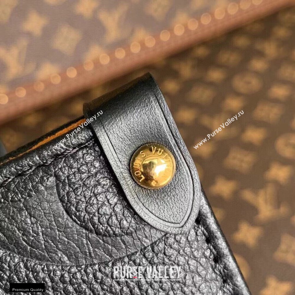 Louis Vuitton Onthego PM Bag Grained Leather Black 2021 (kiki-21020117)