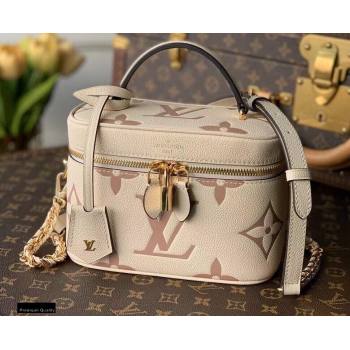 Louis Vuitton Monogram Nice Vanity PM Bag M45599 Cream/Bois de Rose Pink 2021 (kiki-21020125)