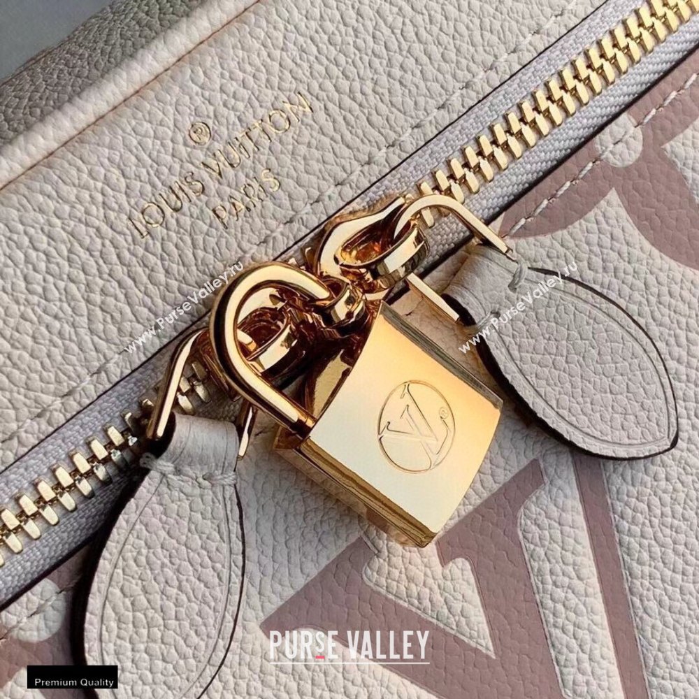 Louis Vuitton Monogram Nice Vanity PM Bag M45599 Cream/Bois de Rose Pink 2021 (kiki-21020125)
