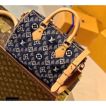 Louis Vuitton Since 1854 Speedy Bandoulière 25 Bag M57400 Blue 2021 (kiki-21020222)