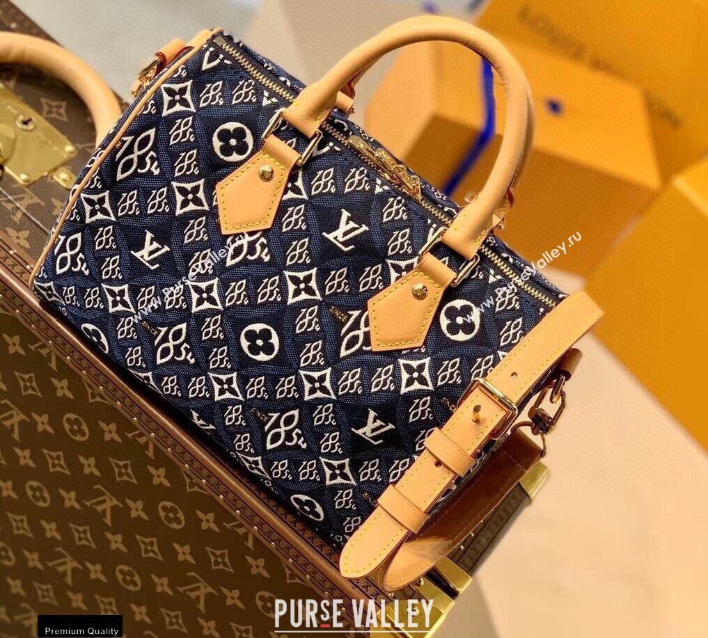 Louis Vuitton Since 1854 Speedy Bandoulière 25 Bag M57400 Blue 2021 (kiki-21020222)