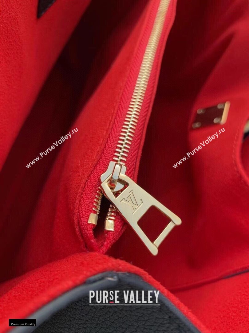 Louis Vuitton Lockme Shopper Tote Bag M57345 Black 2021 (kiki-21020113)