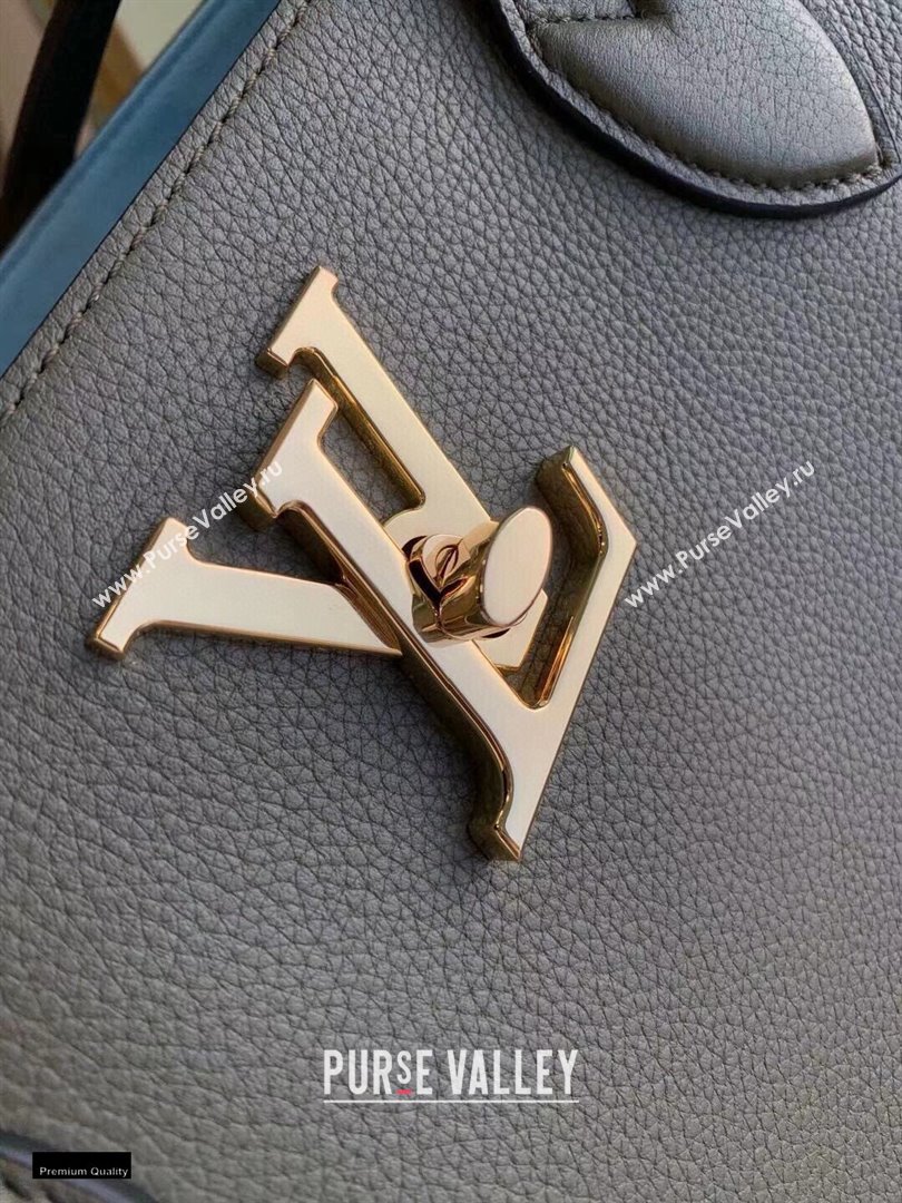 Louis Vuitton Lockme Shopper Tote Bag M57508 Khaki Green 2021 (kiki-21020114)