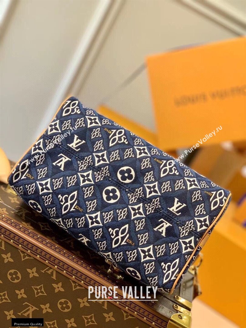 Louis Vuitton Since 1854 Speedy Bandoulière 25 Bag M57400 Blue 2021 (kiki-21020222)