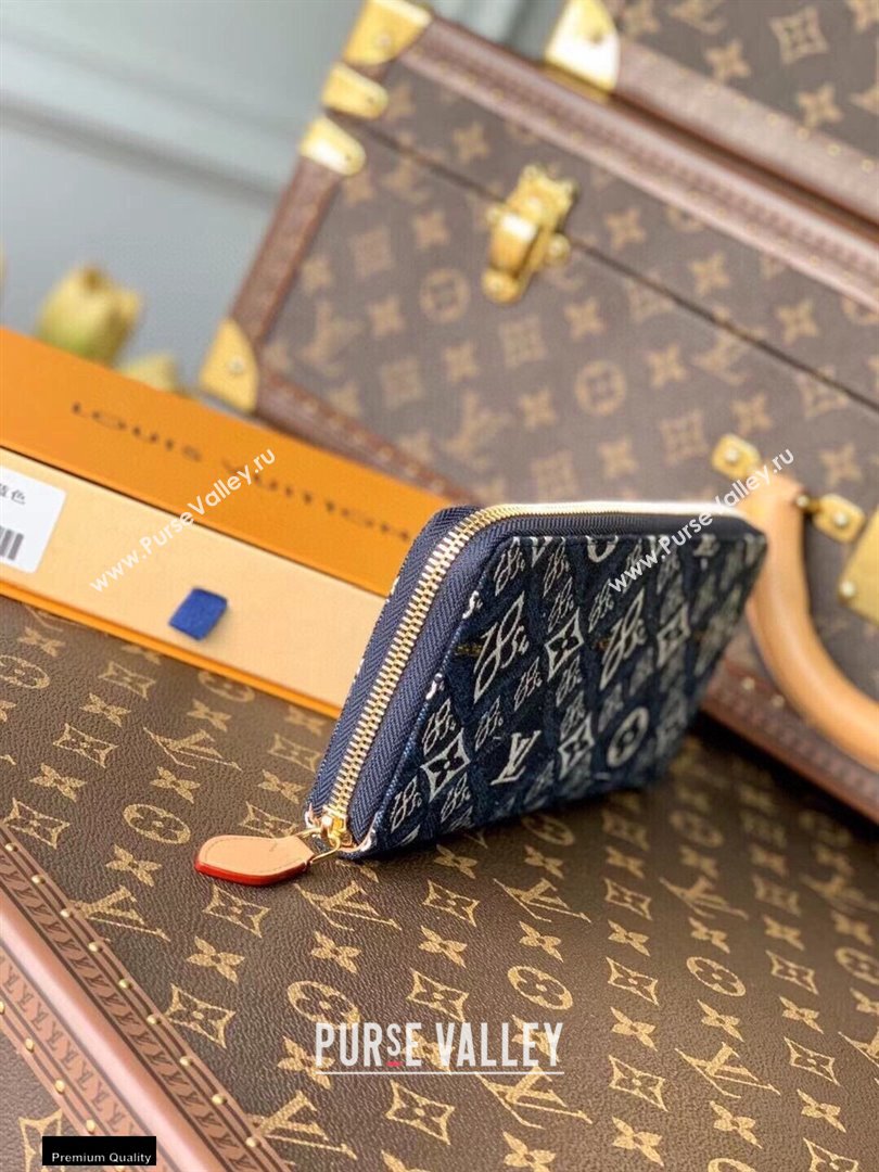 Louis Vuitton Since 1854 Zippy Wallet M80212 Blue 2021 (kiki-21020225)