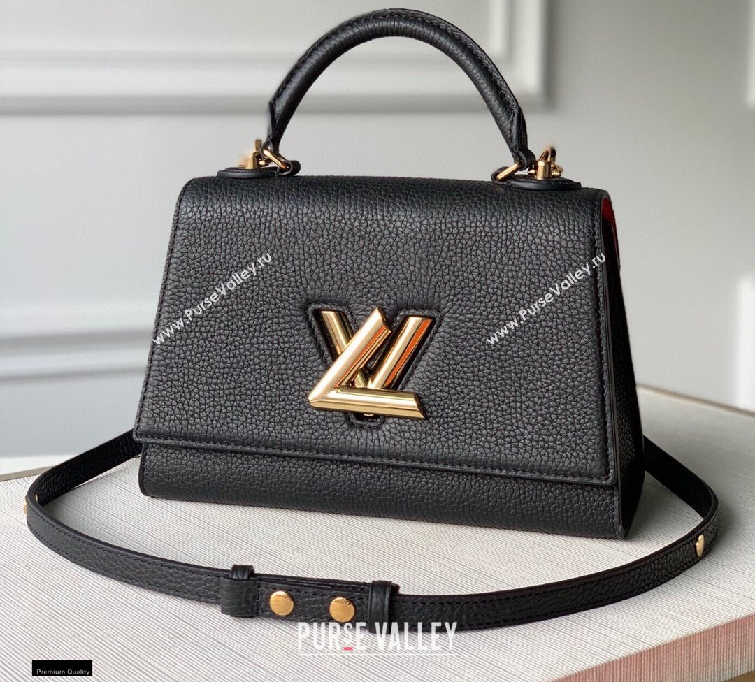 Louis Vuitton Twist One Handle PM Bag M57093 Black 2021 (kiki-21020105)