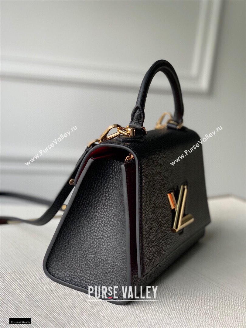 Louis Vuitton Twist One Handle PM Bag M57093 Black 2021 (kiki-21020105)