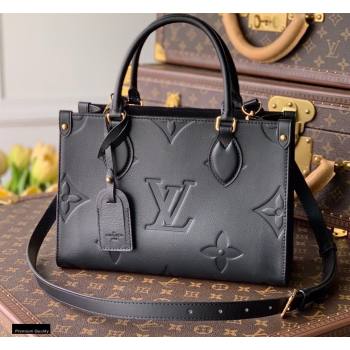 Louis Vuitton Onthego PM Bag Monogram Empreinte Leather Black 2021 (kiki-21020115)