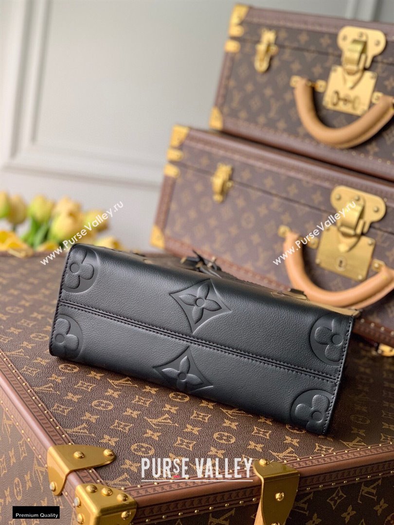 Louis Vuitton Onthego PM Bag Monogram Empreinte Leather Black 2021 (kiki-21020115)