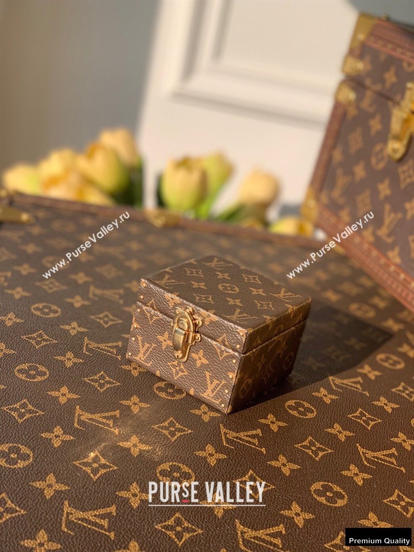 Louis Vuitton Monogram Canvas Ecrin Declaration Ring Bag M21010 Creamy 2021 (kiki-21020234)