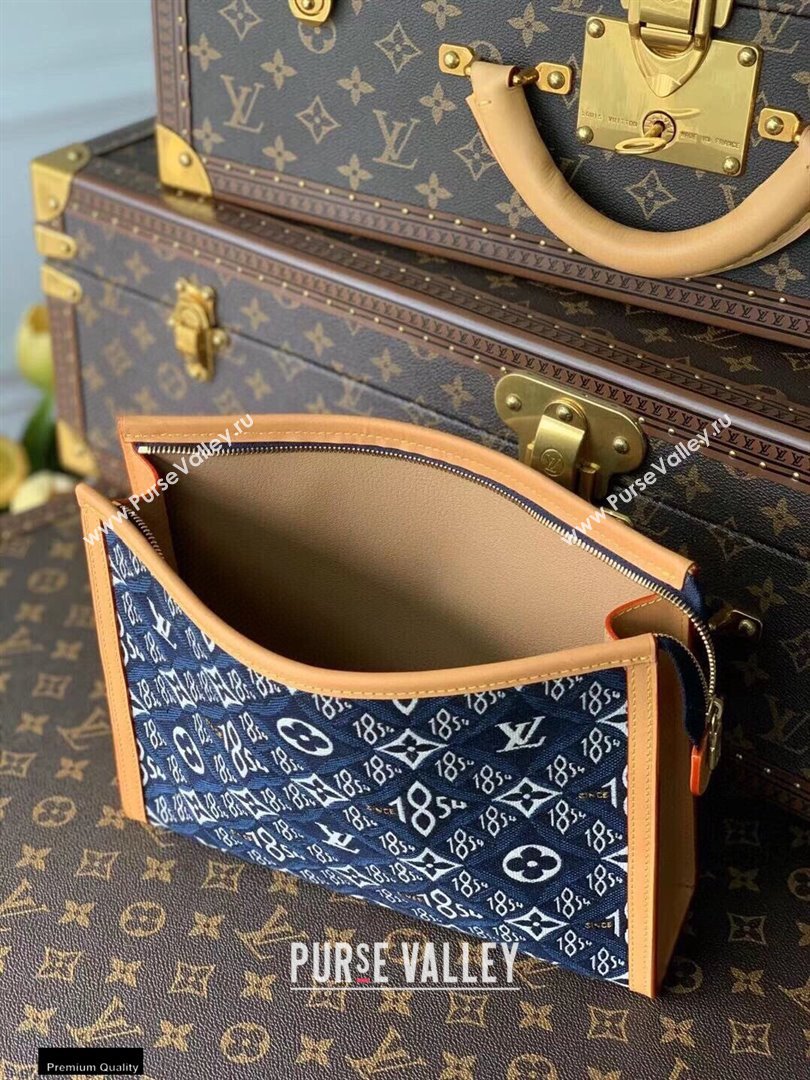 Louis Vuitton Since 1854 Poche Toilette 26 Bag M80306 Blue 2021 (kiki-21020224)
