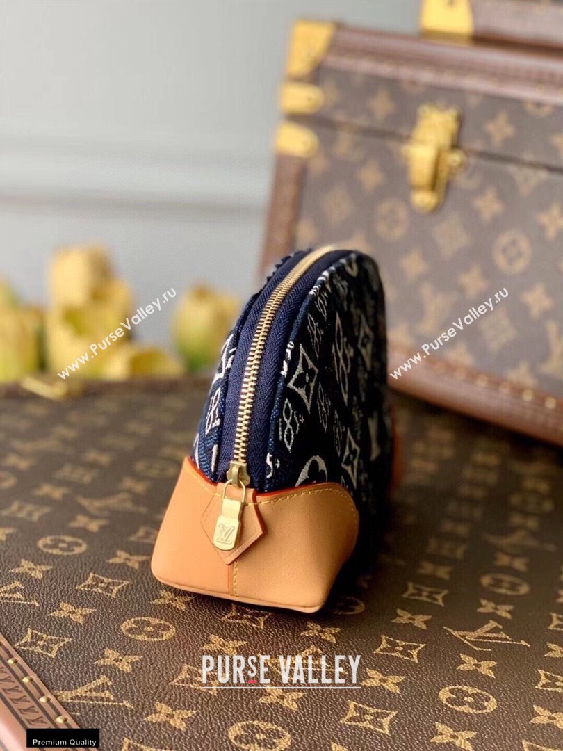 Louis Vuitton Since 1854 Pochette Cosmetique Bag M80307 Blue 2021 (kiki-21020228)
