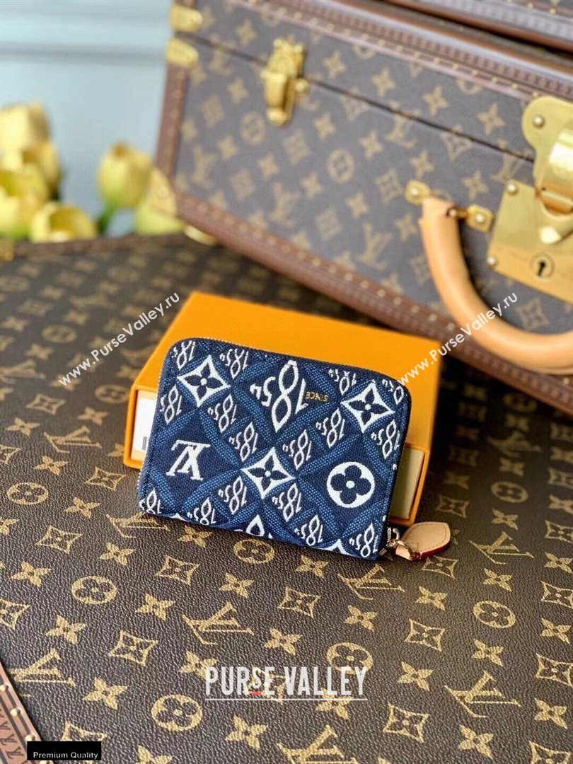 Louis Vuitton Since 1854 Zippy Coin Purse M69997 Blue 2021 (kiki-21020226)