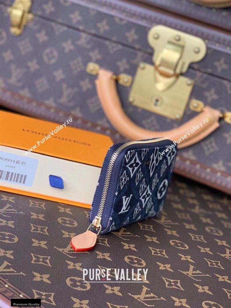 Louis Vuitton Since 1854 Zippy Coin Purse M69997 Blue 2021 (kiki-21020226)