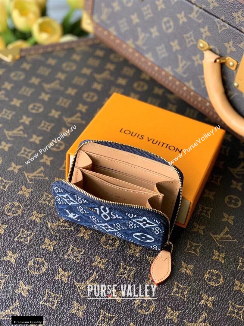 Louis Vuitton Since 1854 Zippy Coin Purse M69997 Blue 2021 (kiki-21020226)
