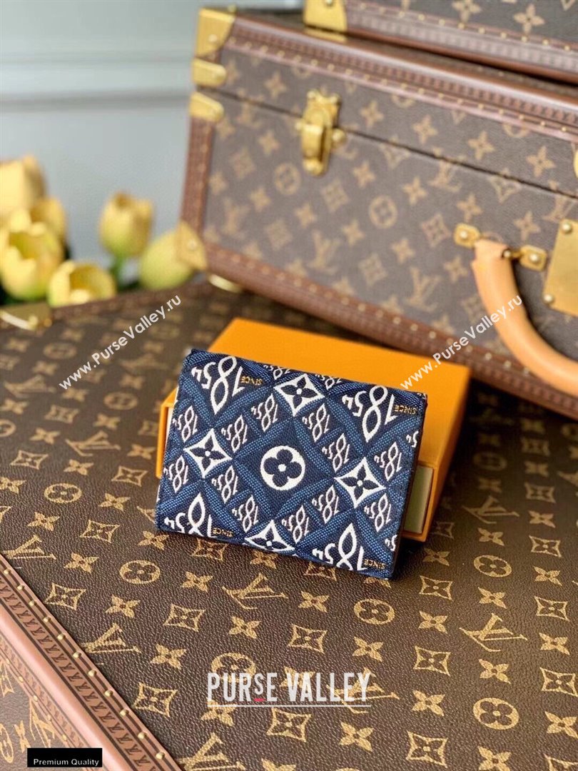 Louis Vuitton Since 1854 Victorine Wallet M80211 Blue 2021 (kiki-21020227)