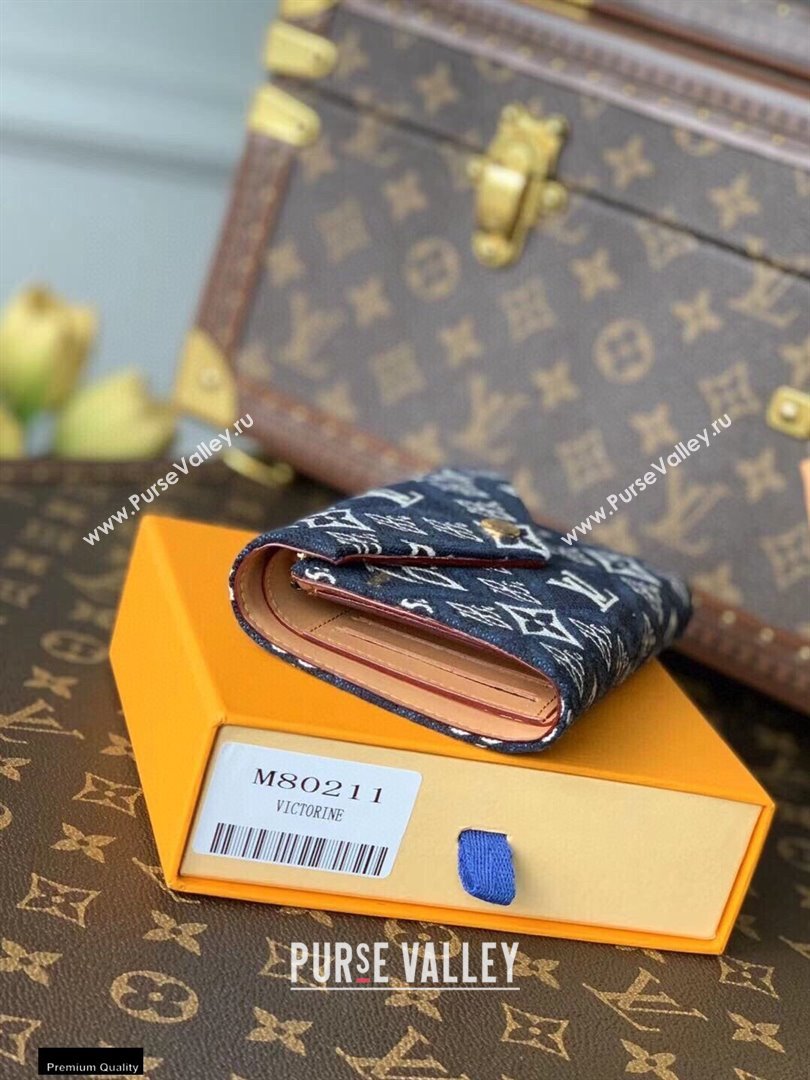 Louis Vuitton Since 1854 Victorine Wallet M80211 Blue 2021 (kiki-21020227)