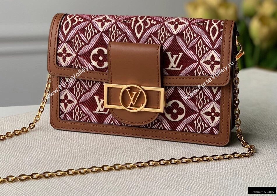 Louis Vuitton Since 1854 Dauphine Chain Wallet Bag M69992 Brown 2021 (kiki-21020210)