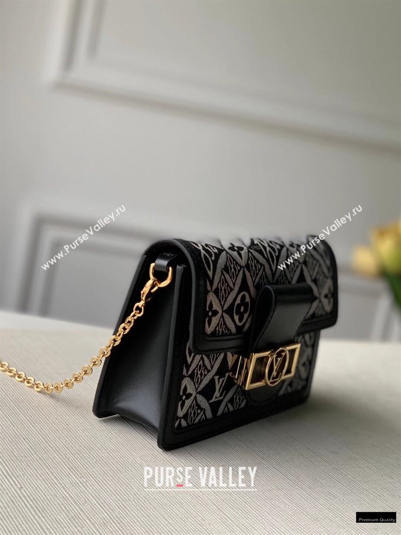 Louis Vuitton Since 1854 Dauphine Chain Wallet Bag M69992 Black 2021 (kiki-21020209)