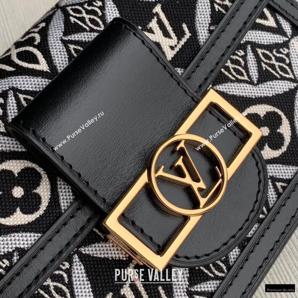 Louis Vuitton Since 1854 Dauphine Chain Wallet Bag M69992 Black 2021 (kiki-21020209)
