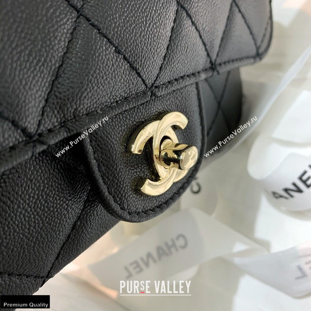 Chanel Grained Calfskin Flap Bag AS2273 Black 2021 (jiyuan-21022034)