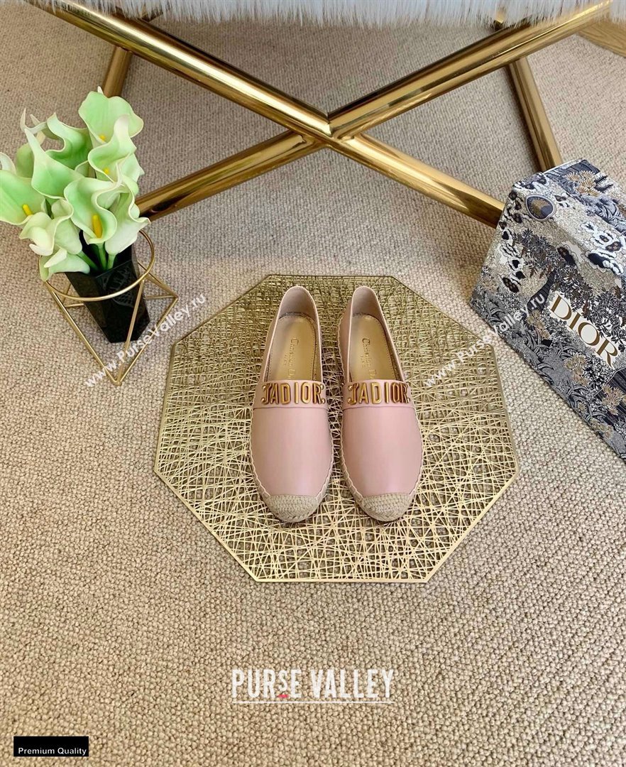 Dior Leather Jadior Espadrilles Pink 2021 (lirenfang-21022223)
