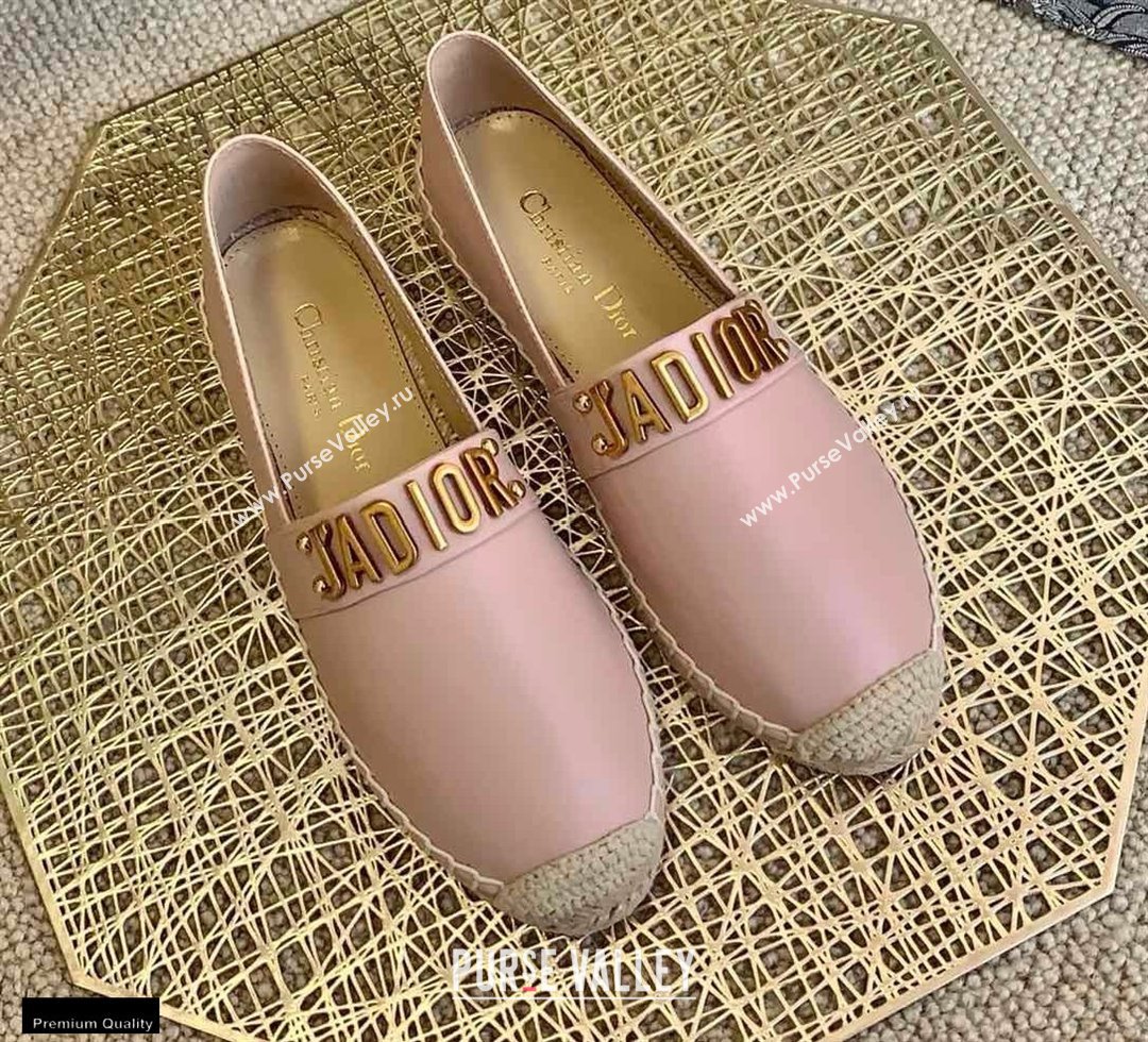 Dior Leather Jadior Espadrilles Pink 2021 (lirenfang-21022223)