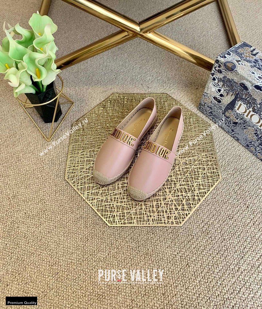 Dior Leather Jadior Espadrilles Pink 2021 (lirenfang-21022223)