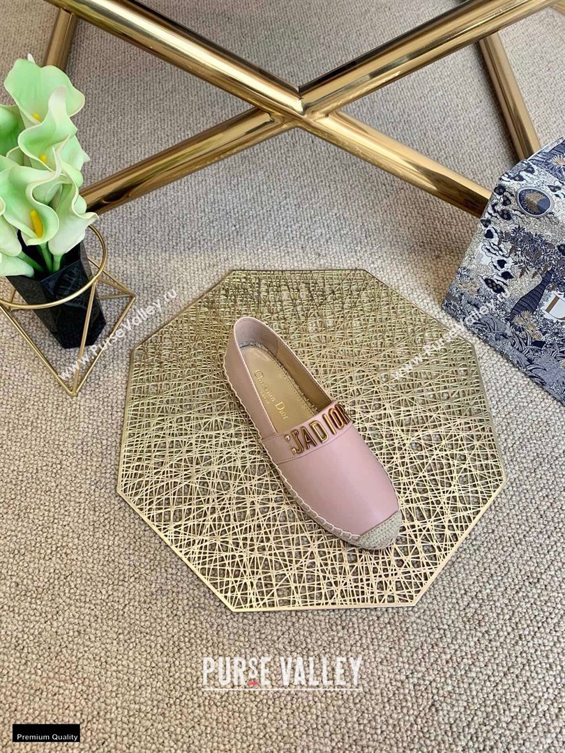 Dior Leather Jadior Espadrilles Pink 2021 (lirenfang-21022223)
