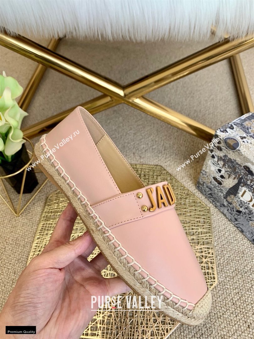 Dior Leather Jadior Espadrilles Pink 2021 (lirenfang-21022223)