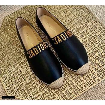 Dior Leather Jadior Espadrilles Black 2021 (lirenfang-21022220)