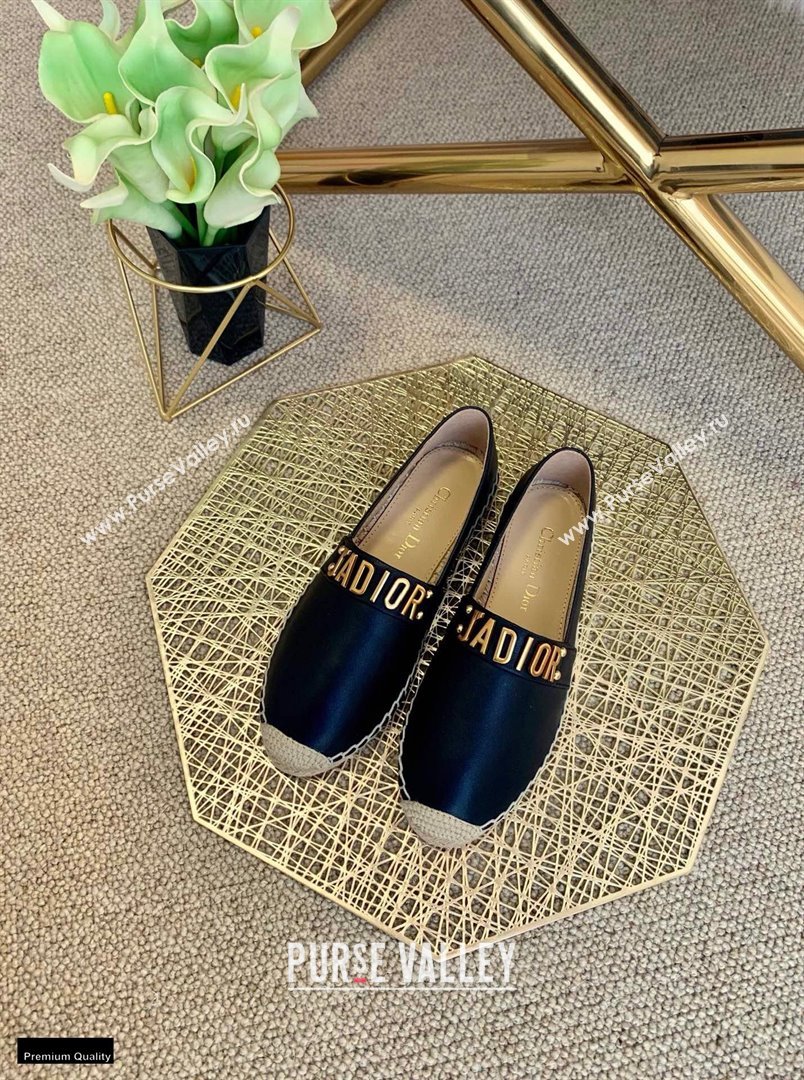 Dior Leather Jadior Espadrilles Black 2021 (lirenfang-21022220)
