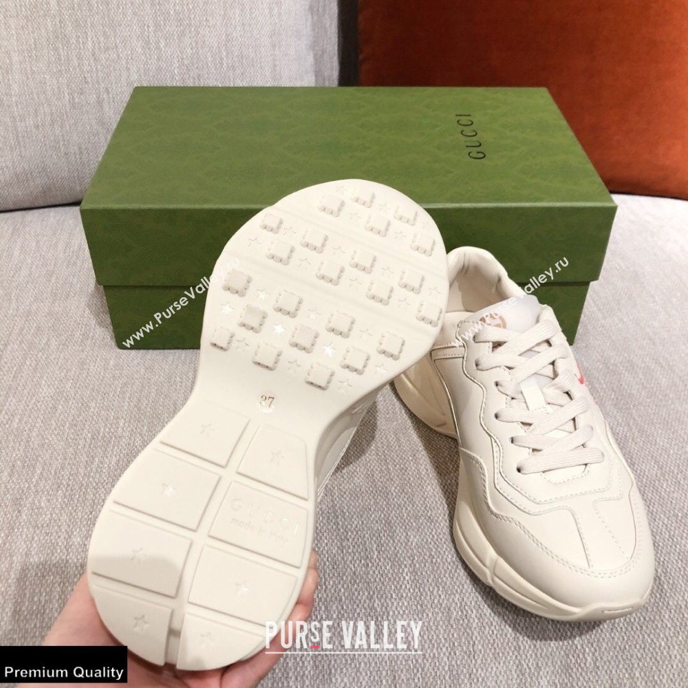 Gucci Rhyton Leather Lovers Sneakers 32 2021 (kaola-21022347)