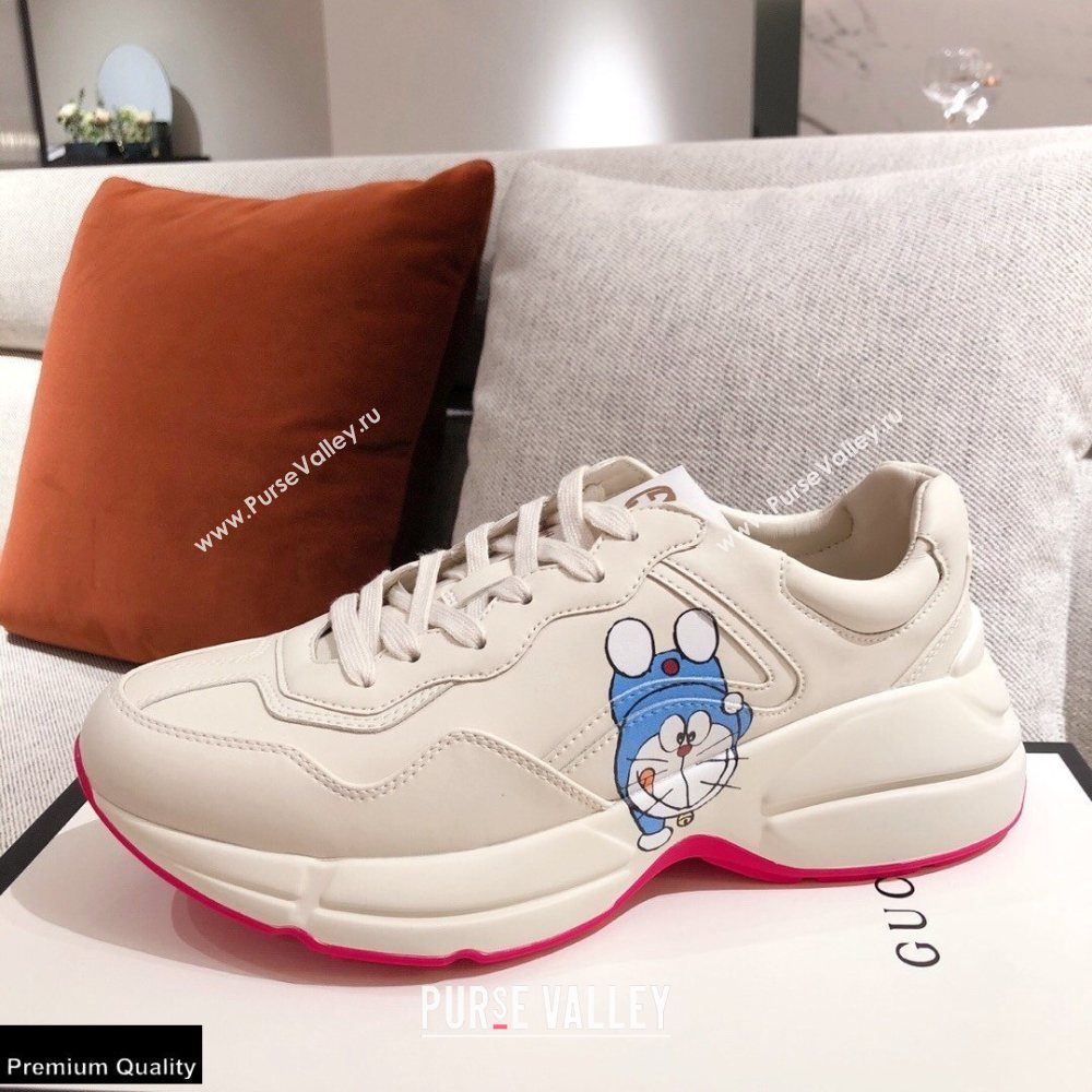 Gucci Rhyton Leather Lovers Sneakers 28 2021 (kaola-21022343)