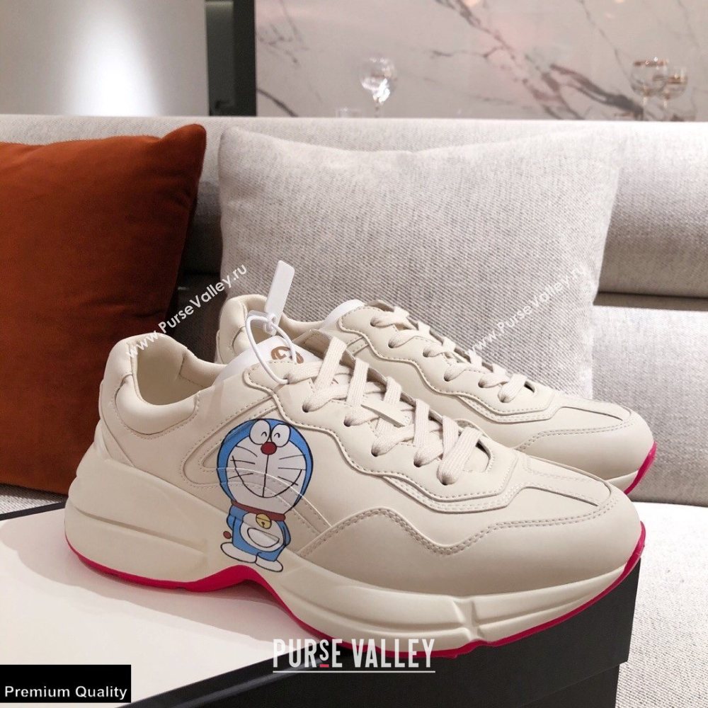 Gucci Rhyton Leather Lovers Sneakers 28 2021 (kaola-21022343)