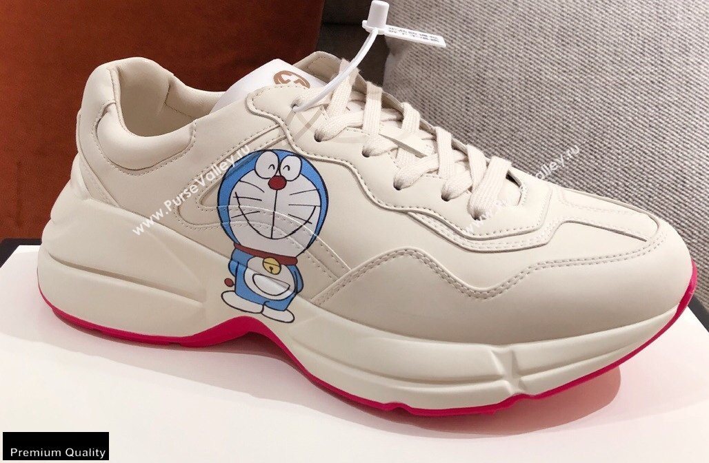 Gucci Rhyton Leather Lovers Sneakers 28 2021 (kaola-21022343)