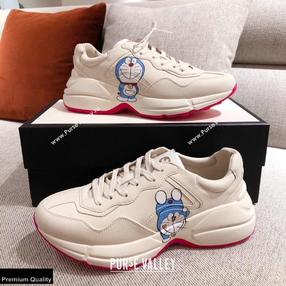 Gucci Rhyton Leather Lovers Sneakers 28 2021 (kaola-21022343)