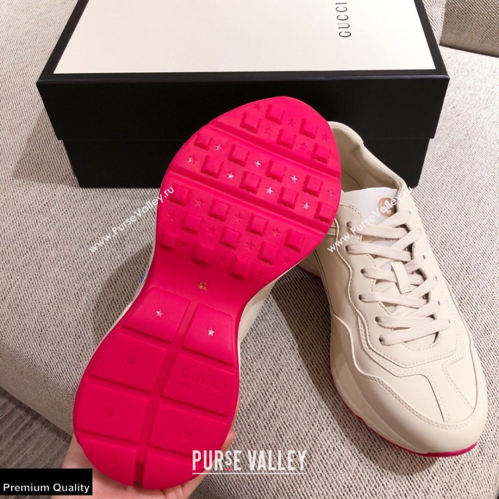 Gucci Rhyton Leather Lovers Sneakers 28 2021 (kaola-21022343)