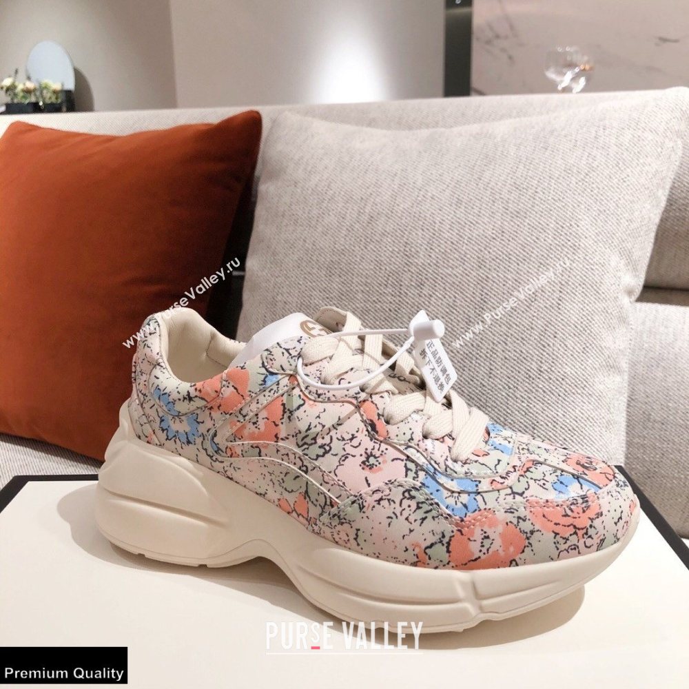 Gucci Rhyton Leather Lovers Sneakers 27 2021 (kaola-21022342)