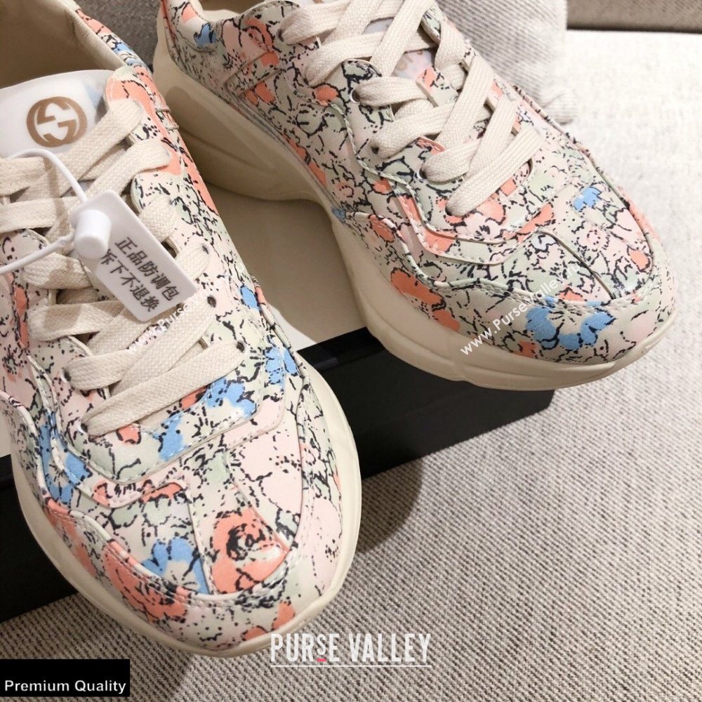 Gucci Rhyton Leather Lovers Sneakers 27 2021 (kaola-21022342)