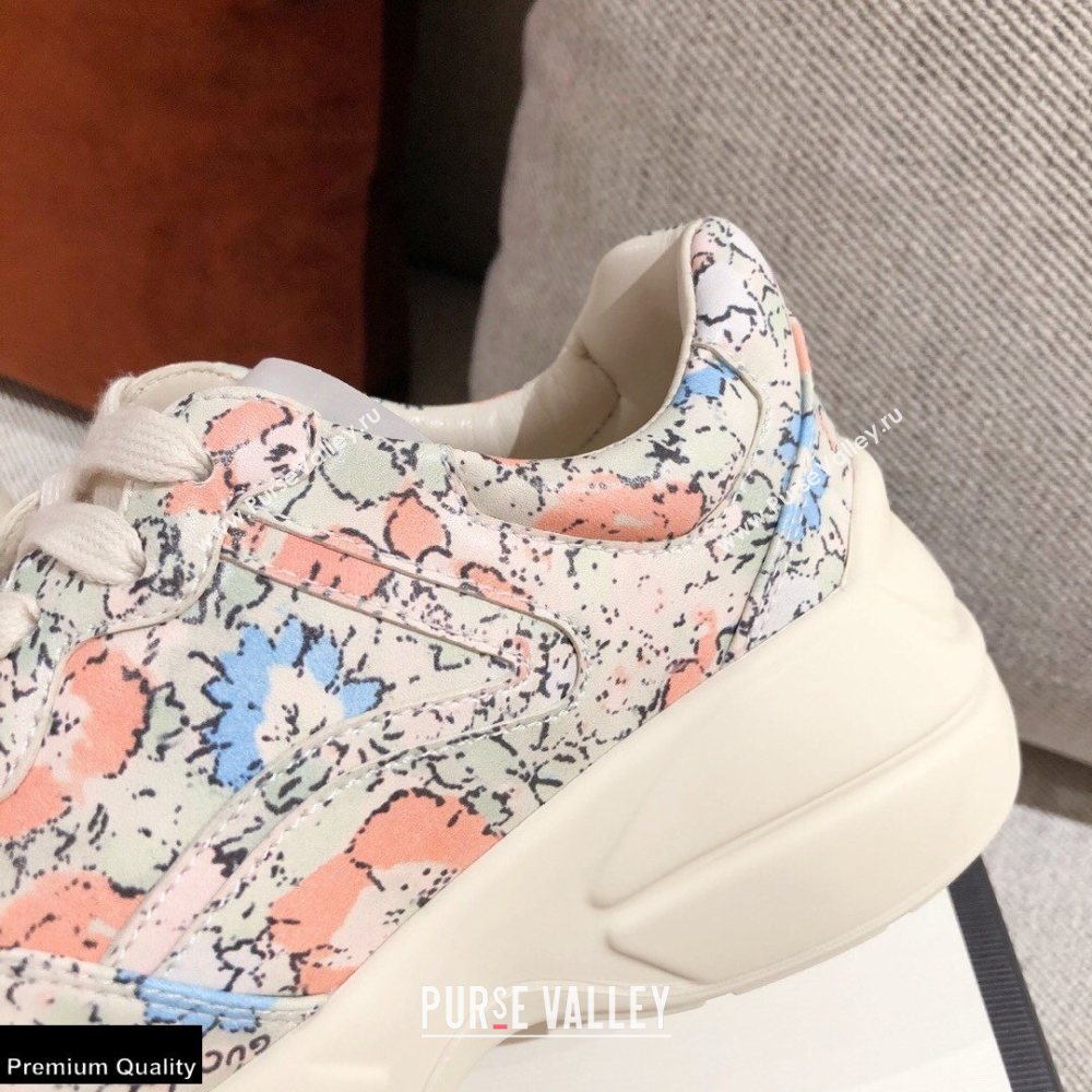 Gucci Rhyton Leather Lovers Sneakers 27 2021 (kaola-21022342)