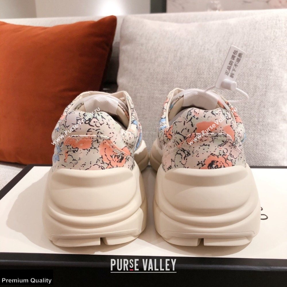 Gucci Rhyton Leather Lovers Sneakers 27 2021 (kaola-21022342)
