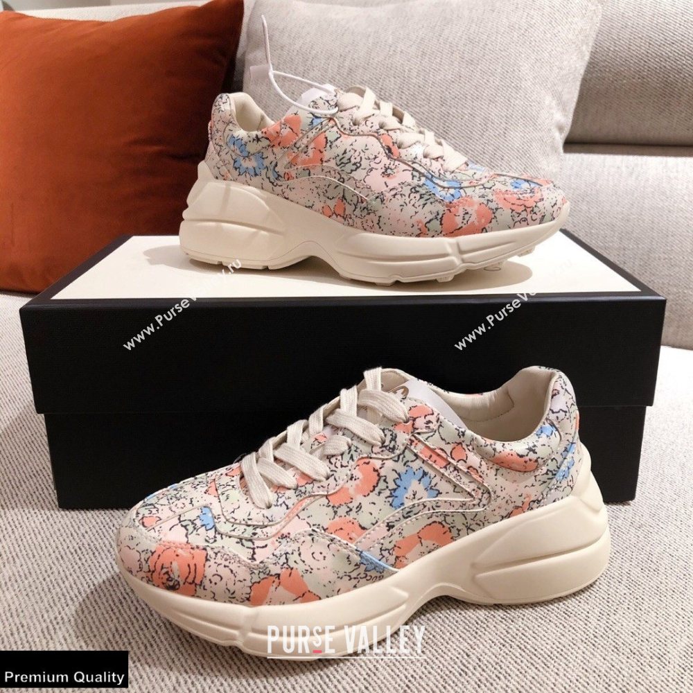 Gucci Rhyton Leather Lovers Sneakers 27 2021 (kaola-21022342)