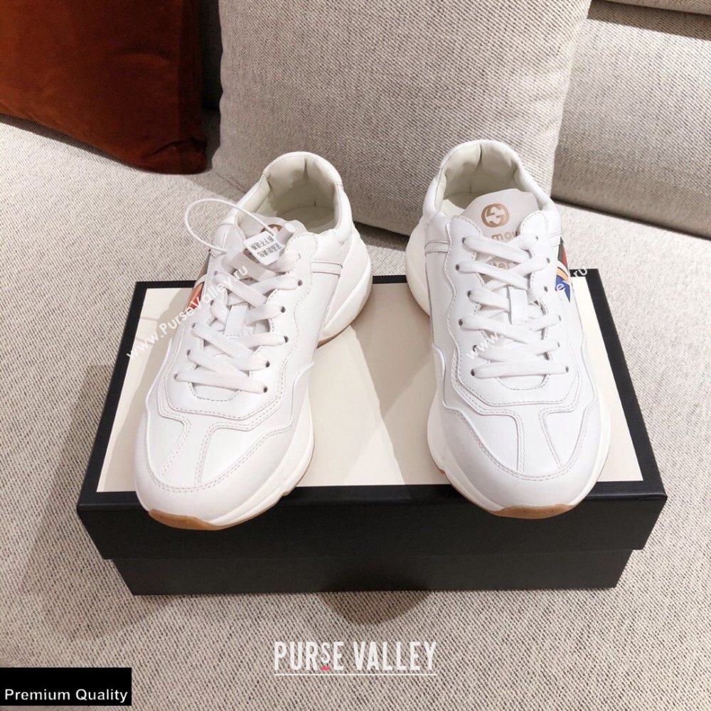 Gucci Rhyton Leather Lovers Sneakers 31 2021 (kaola-21022346)