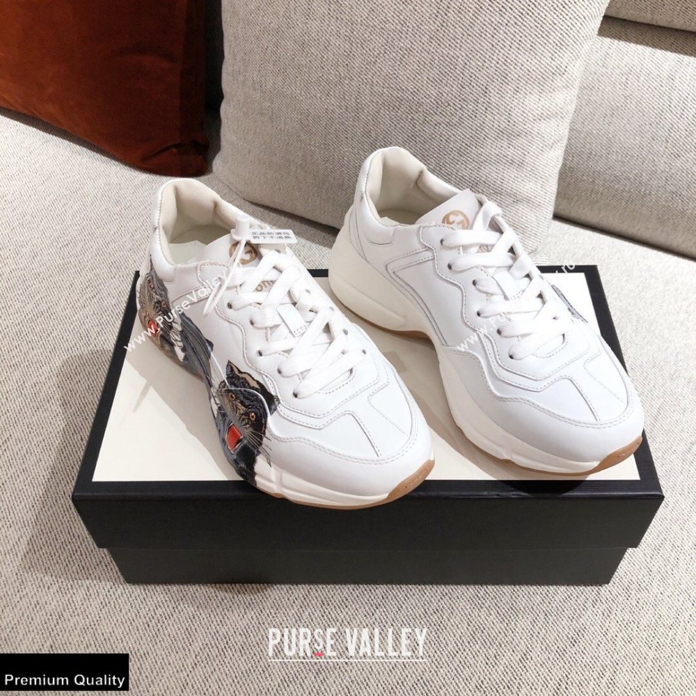 Gucci Rhyton Leather Lovers Sneakers 30 2021 (kaola-21022345)